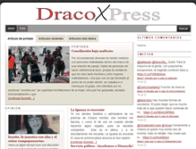 Tablet Screenshot of dracox.com